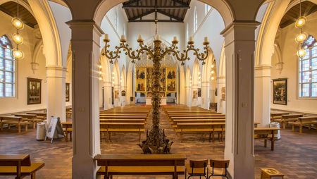 Bronzeleuchter in der Gertraudkirche Frankfurt (Oder)