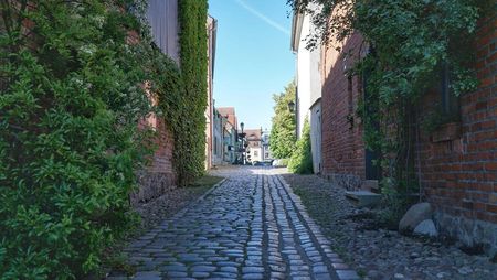 Gasse in der Altstadt Storkow (Mark)