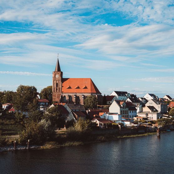 Oderblick in Ortsteil Fürstenberg in Eisenhüttenstadt in Oder / Spree