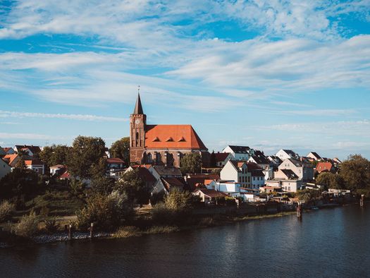 Oderblick in Ortsteil Fürstenberg in Eisenhüttenstadt in Oder / Spree