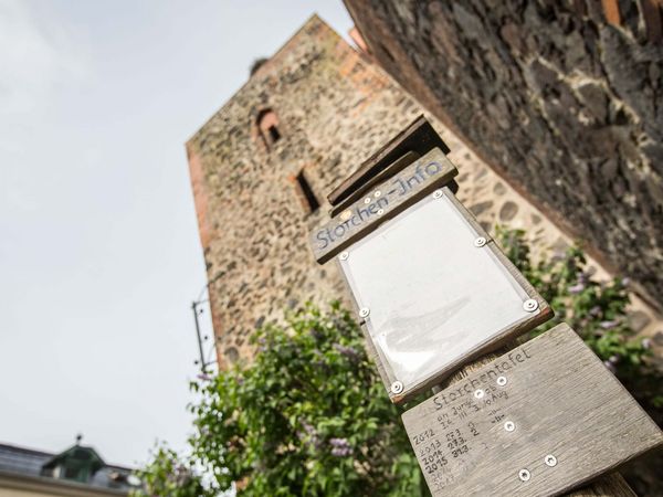 Storchenturm an der Stadtmauer Altlandsberg in Märkisch Oderland