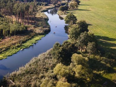 Vogelsperspektive der Müggelspree