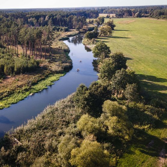 Vogelsperspektive der Müggelspree