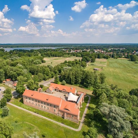 Burg Storkow von oben