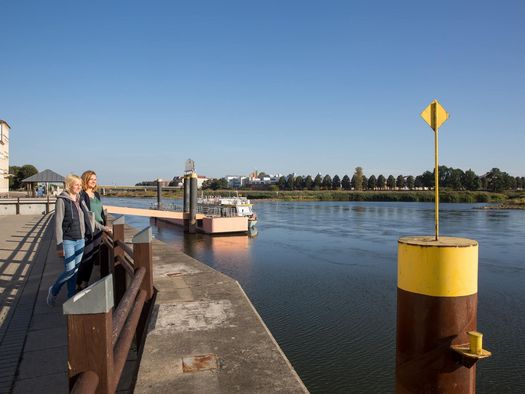 Frankfurt (Oder) am Wasser in Oder / Spree