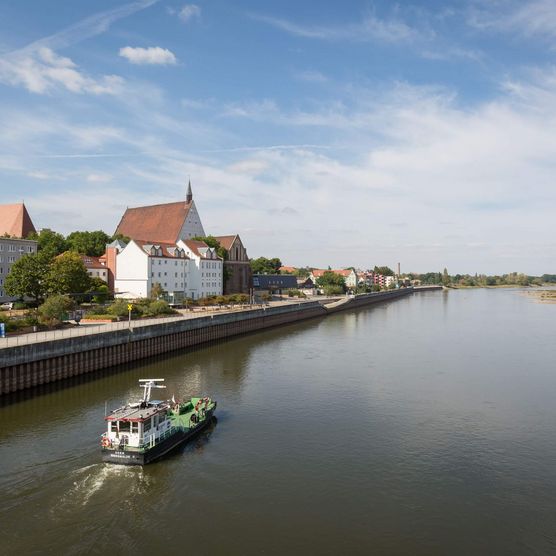 Blick auf die europäische Grenz- und Kleiststadt Frankfurt (Oder)